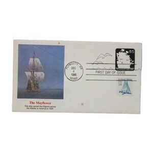 U6`10 Mayflower 8.5c First Day Cover ArtCraft FDC Unaddressed Stamp Envelope